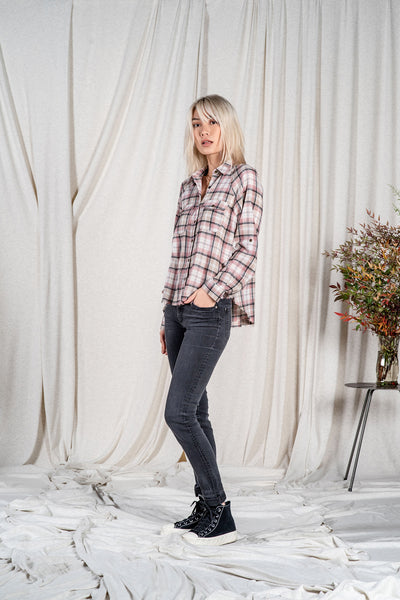 Flannel plaid shirt w/ pockets – coco + jaimeson