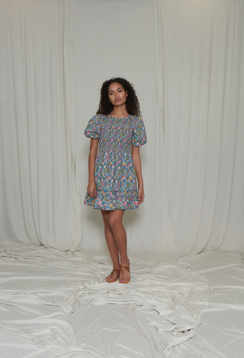 Floral smocked babydoll dress – coco + jaimeson